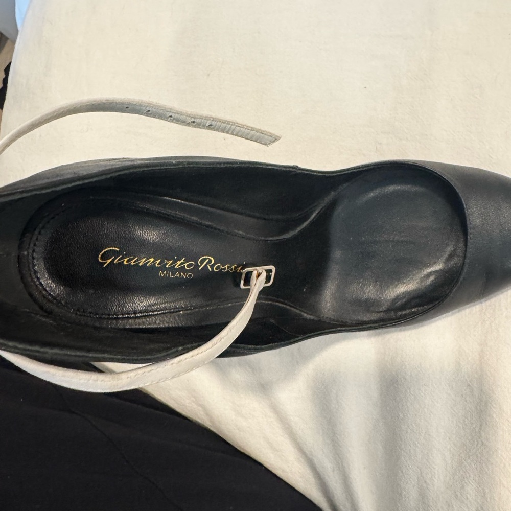 Gianvito Rossi Black and White Heels